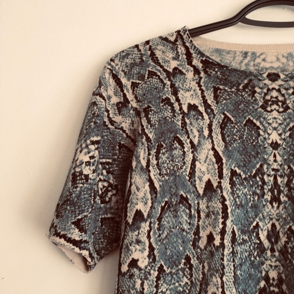 Vintage snakeskin print top - Picture 2 of 3